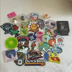 Dutch Bros Vibrant Sticker Set